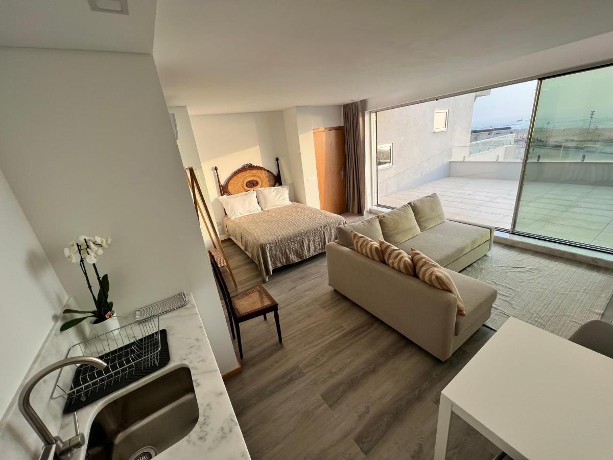 Povoa De Varzim-Sleeps4-Beachfront-Ac-Parking Extérieur photo