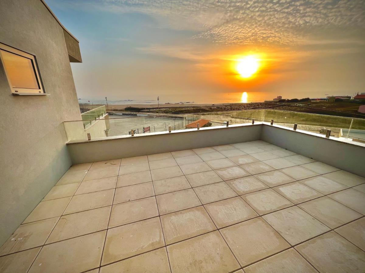 Povoa De Varzim-Sleeps4-Beachfront-Ac-Parking Extérieur photo